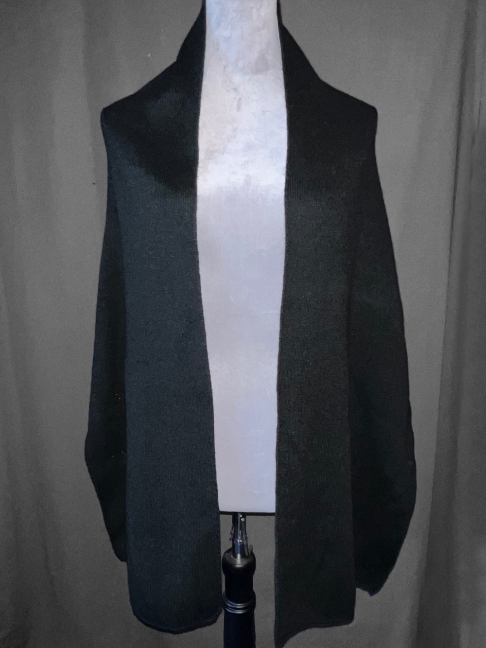 Black Casual Shoulder Shawl